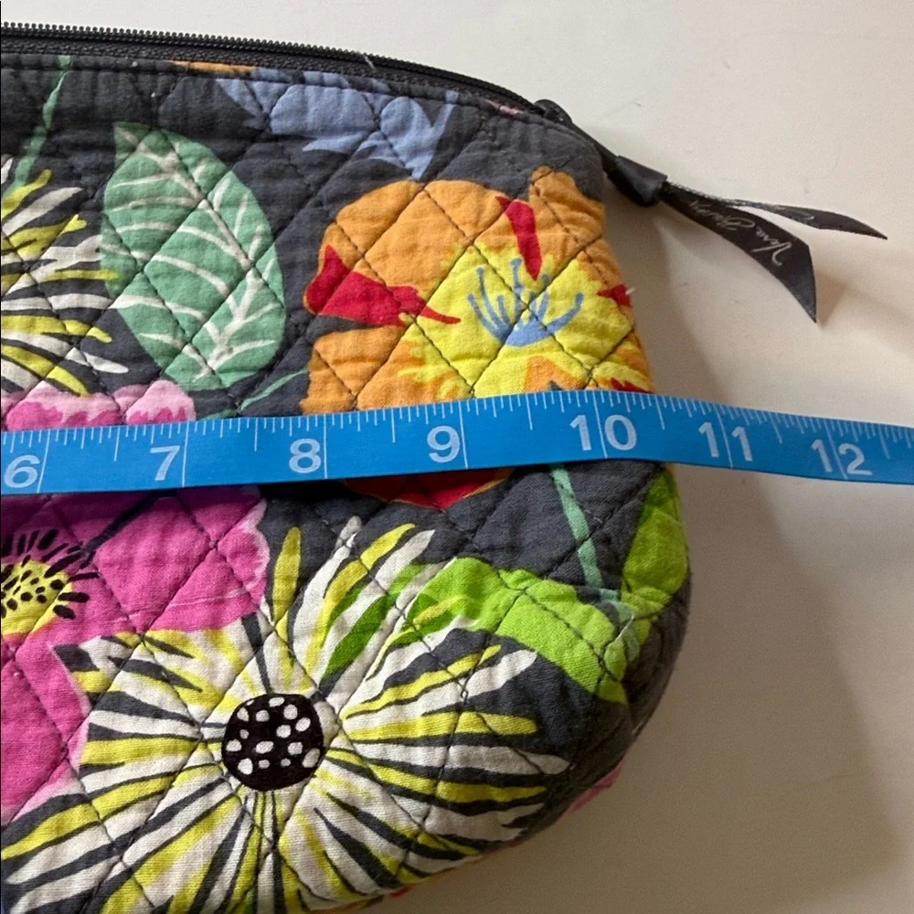 Vera Bradley RETIRED Jazzy Blooms Cosmetic / Makeup Bag